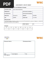 Assignment 1 Front Sheet: Qualification BTEC Level 5 HND Diploma in Computing Unit Number and Title Submission Date