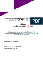 A Comparative Analysis of The Fiduciary Duties of Trustees in South Africa and Namibia