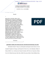 Trump Second Court Filing in Hillary Clinton Case - Crimson Rhino