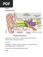 Sense Organ Ear Eye and Skin Note