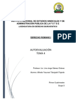 Autoevaluacion Derecho Romano Iv