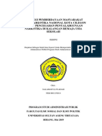 Strategi Pemberdayaan Masyarakat Badan Narkotika Nasional Kota Cilegon Dalam Pencegahan Penyalahgunaan Narkotika Di Kalangan Remaja Usia Sekolah