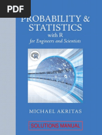 Akritas Probability & Statistics With R For Engineers and Scientists