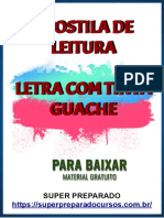 Letra Com Tinta Guache