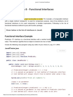 Java 8 - Functional Interfaces