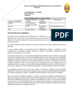 Sílabo Seminario Tributario y Contable Plataforma 19.00. II-2022