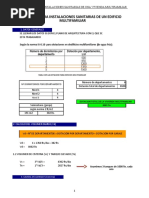 Trabajo de Sanitarias Calculo de Tuberias