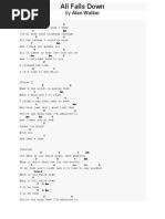 All Falls Down Chords by Alan Walker