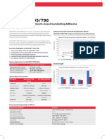 High Running Solid Solvent-Based Laminating Adhesive