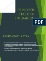 Principios Eticos en Enfermeria