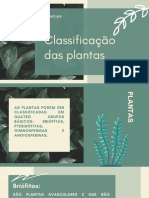 Classificação Das Plantas