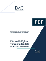 Tema 14 - Efectos Biológicos y Magnitudes de La Radiación Ionizante