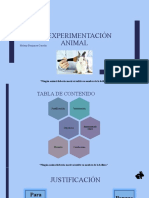 La Experimentación Animal.