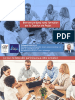 Formation Gestion de Projet-P. Dornbusch Mars 2019