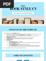  Library Book Style CV 