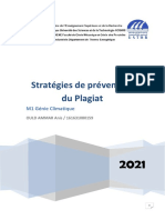 Strategie de Prevention Du Plagiat FINAL