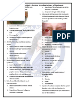 Ophtha Quiz - Ocular Manifestations of Systemic