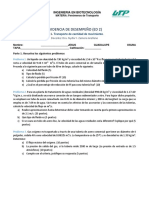 Evaluación Corte 1 FdeT EXAMNEE