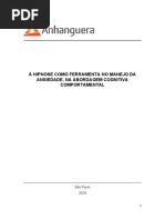 Hipnose Como Ferramenta No Controle Da Ansiedade Na TCC