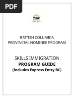 BC PNP Skills Immigration Program Guide