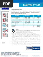 Maktex Py 300: Product Description