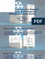 CFD Simulation of A Counter Flow Heat Exchanger