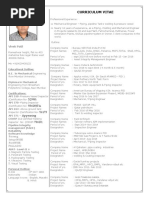 Curriculum Vitae: Vivek Patil