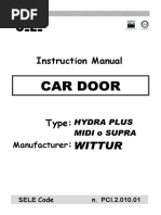 Instruction Manual: Car Door