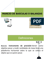 Manejo de Balanzas