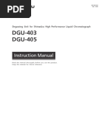 DGU-403 DGU-405: Instruction Manual