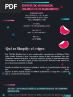 Plataformas de Ventas Online - SHOPIFY