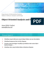 Object Oriented Analysis and Design: Amna Shifia Nisafani