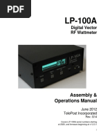 LP100A Assembly Manual