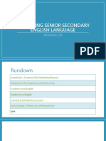 Optimising Senior Secondary English Language