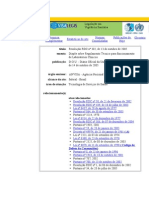 Resolução RDC Nº 302, de 13 de Outubro de 2005