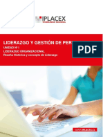 Semana 1 Liderasgo y Gestion de Personas Unidad I Reseña Histórica y Concepto de Liderazgo