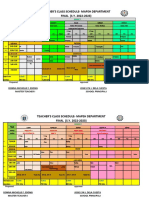 MAPEH Schedule Final 2022 2023