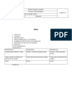 Procedimiento de Trabajo Seguro