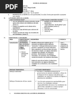 Sesion de Aprendizaje - Leemos Una Receta - Docx-Ejemplo