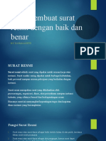 Pert 14 Cara Membuat Surat Resmi Dengan Baik Dan Benar