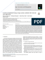 A Review of Mechanical Energy Storage Systems Combined With Wind and Solar Applications