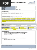 Yr 10 Invasion Task Sheet