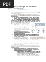 Menselijke Biologie en Ziekteleer Samenvatting