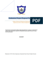 Graduate Project Proposal Template