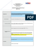 Semi-Detailed Lesson Plan: Kagawaran NG Edukasyon