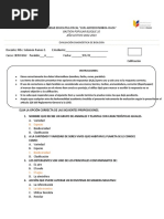 Prueba Diagnóstica 3ero Bgu