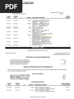 Principal Balance Information: Personal Loan