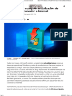 Cómo Instalar Las Actualizaciones de Windows Sin Conexión A Internet