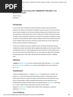 Vitamins and Hormones-ISC CHEMISTRY PROJECT - All About Chemistry - Reader Mode For Google Chrome™