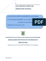 ANALOG CIRCUITS LAB (18ECL48) Manual 2021-22-STUDENT